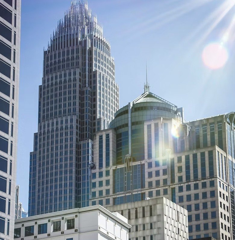 Uptown Charlotte skyline